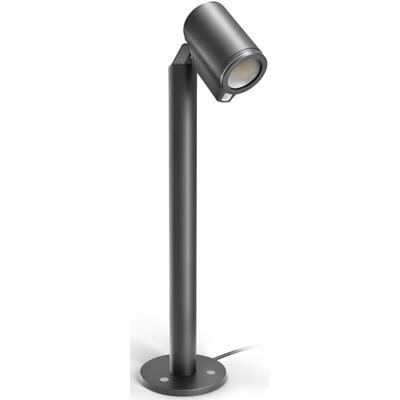 LED Pollerleuchte STEINEL "Spot Way", schwarz, B:14cm H:57,2cm T:22,6cm, Leuchten, LED Pollerleuchte