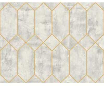Seabrook Designs Geo Faux Unpasted Wallpaper