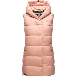 NAVAHOO Damen Designer Steppweste ärmellose Weste mit Kapuze Madilynaa