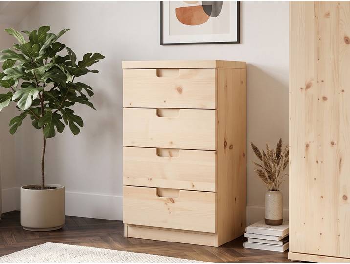 Zirbenkommode „Lukas“ 50 cm Massivholz Zirbe