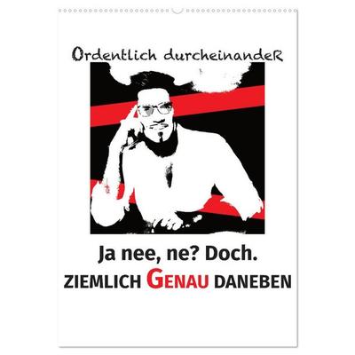 Ordentlich durcheinander (Wandkalender 2027 DIN A2 hoch), CALVENDO Monatskalender