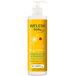 Weleda Calendula Waschlotion & Shampoo 400 ml