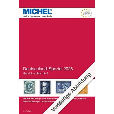 Deutschland-Spezial 2026 – Band 2, Taschenbuch von MICHEL-Redaktion, Schwaneberger, 978-3-95402-542-8