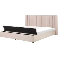 POLSTERBETT 180/200cm Pastellrosa Noyers