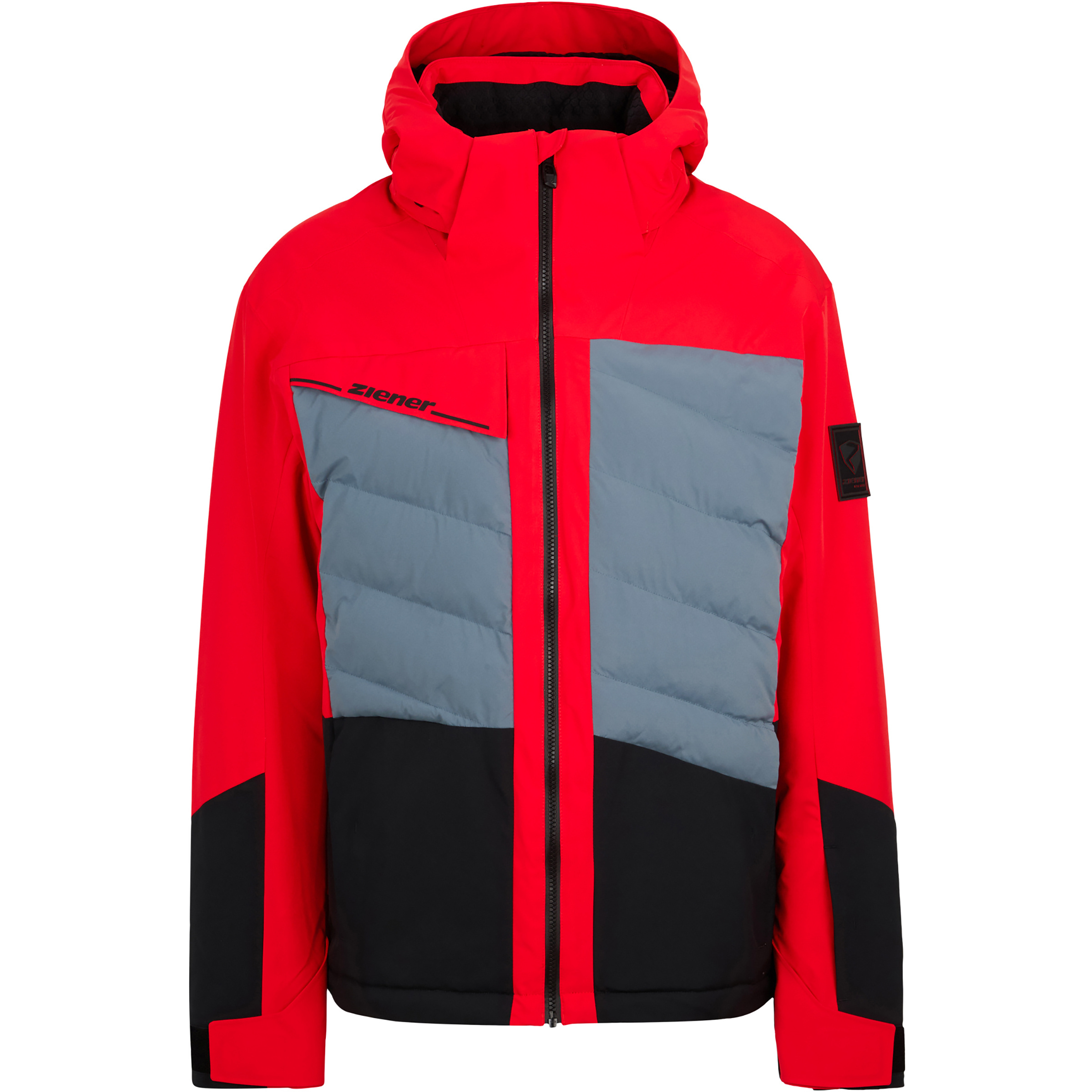 Ziener Tidal-Z Herren Kunstfaserjacke rot Größe XXL Skifahren Elastisch Wasserabweisend