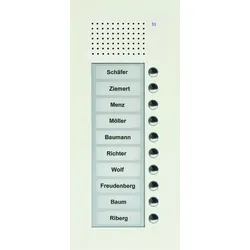 TCS PUK10/1-WS PUK TCS:BUS Audio Außenstation 10T 1Sp UP weiß PUK101WS