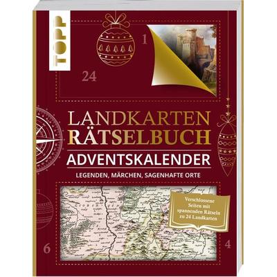 Landkarten Rätselbuch Adventskalender. Legenden, Märchen, sagenhafte Orte