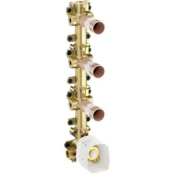 hansgrohe AXOR One Grundkörper für Thermostatmodul Unterputzmodell für 3 Verbraucher, 48710180