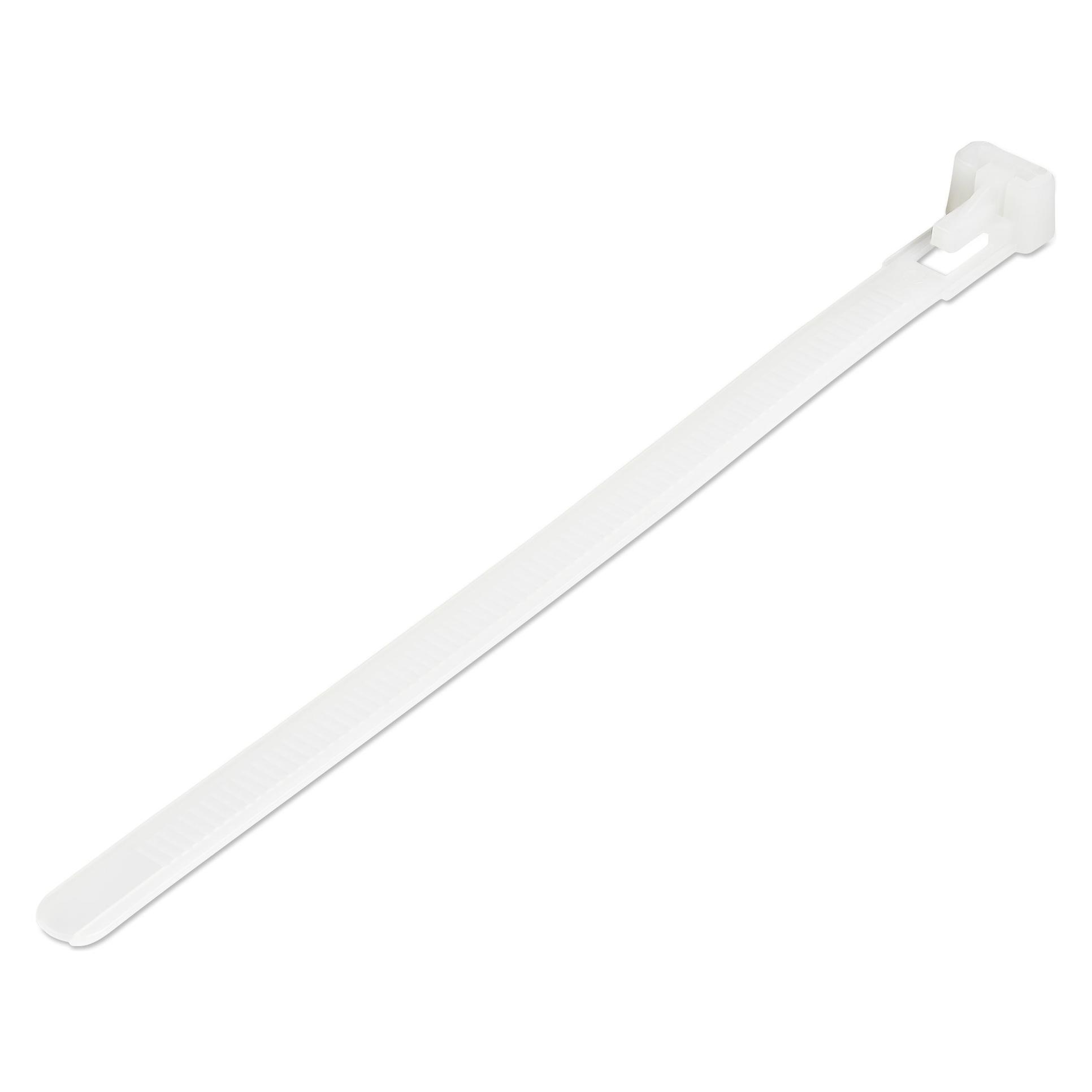 StarTech 15cm(6") Reusable Cable Ties, 7mm(1/4") wide, 35mm(1-3/8") Bundle Dia. 22kg(50lb (150 mm, 100 Stk.) (CBMZTRB6)