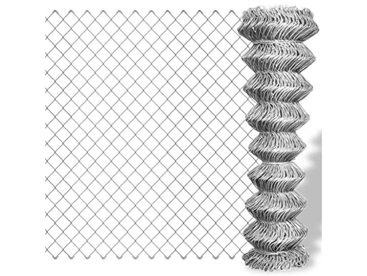 vidaXL Grillage galvanisé en rouleaux à mailles carrées 25x1 m Clôture de jardin