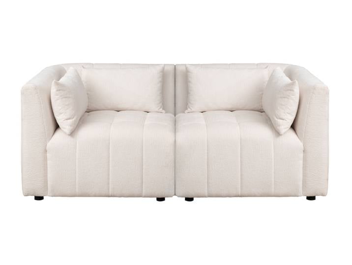 Essen 2-Sitzer Sofa - Elfenbeinfarbenes Chenille