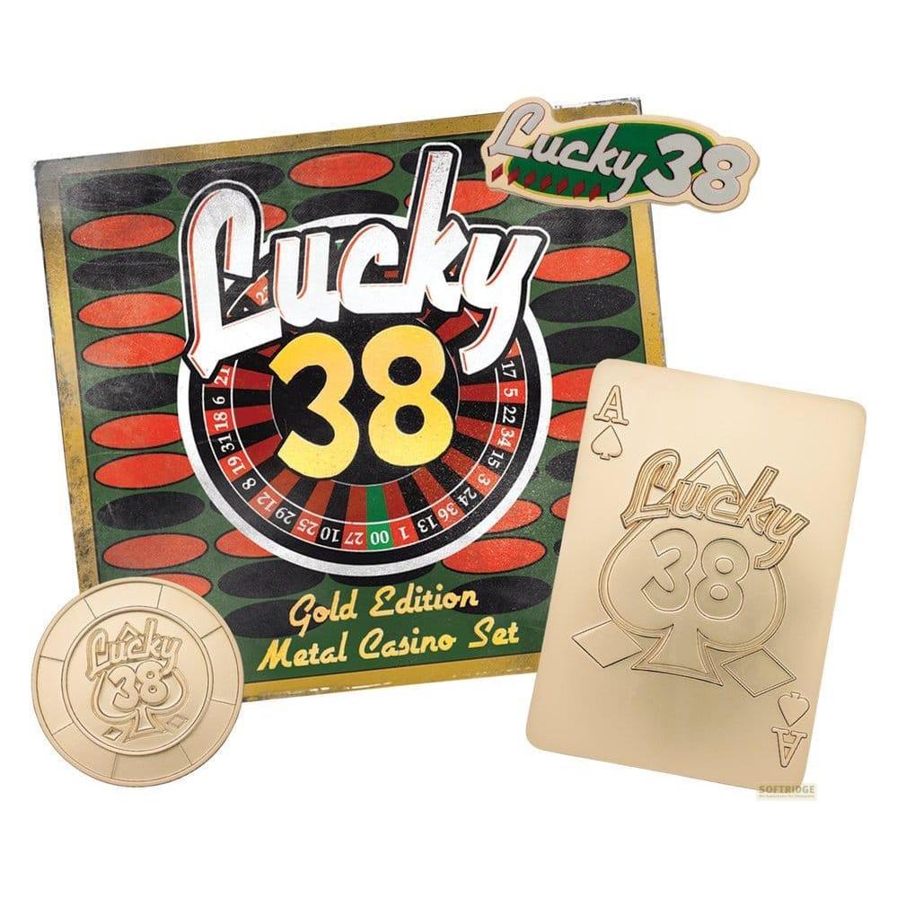Fanattik Fallout: New Vegas réplique Lucky 38 Imitation Gold Casino Set Limited Edition (FNTK-B-FLT111)