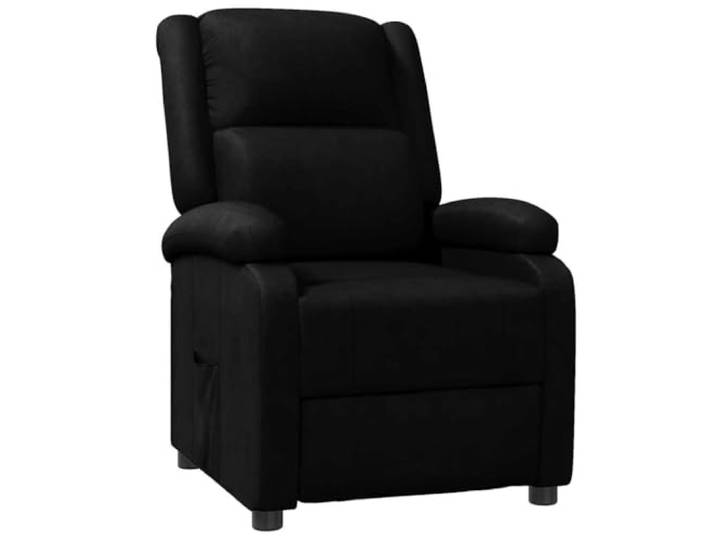 Tmriohed Relaxsessel Schwarz Kunstleder TV Sessel mit Liegefunktion Ergonomischer TV-Sessel mit 3-stufiger manueller Liegeposition, weicher Schaumstoff-Polsterung für das Wohnzimmer.