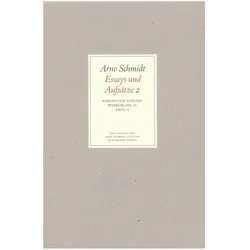 Bargfelder Ausgabe. Werkgruppe III: Essays und Biographisches: Band 4: Essays und Aufsätze II, Belletristik von Arno Schmidt
