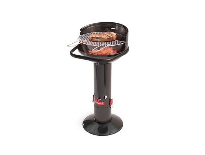 Barbecook houtskoolbarbecue Loewy 45 uit email zwart 43cm H 97cm