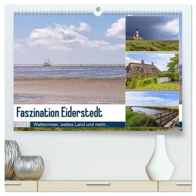 Faszination Eiderstedt (hochwertiger Premium Wandkalender 2027 DIN A2 quer), Kunstdruck in Hochglanz