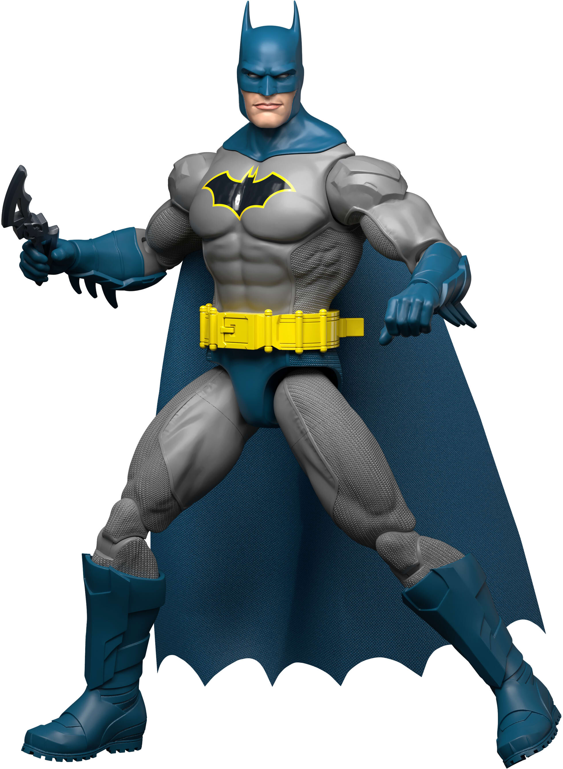 Actionfigur MATTEL "DC Premiere Batman", blau (bunt), Spielfiguren, KinderH:15cm, Actionfigur, H:15cm