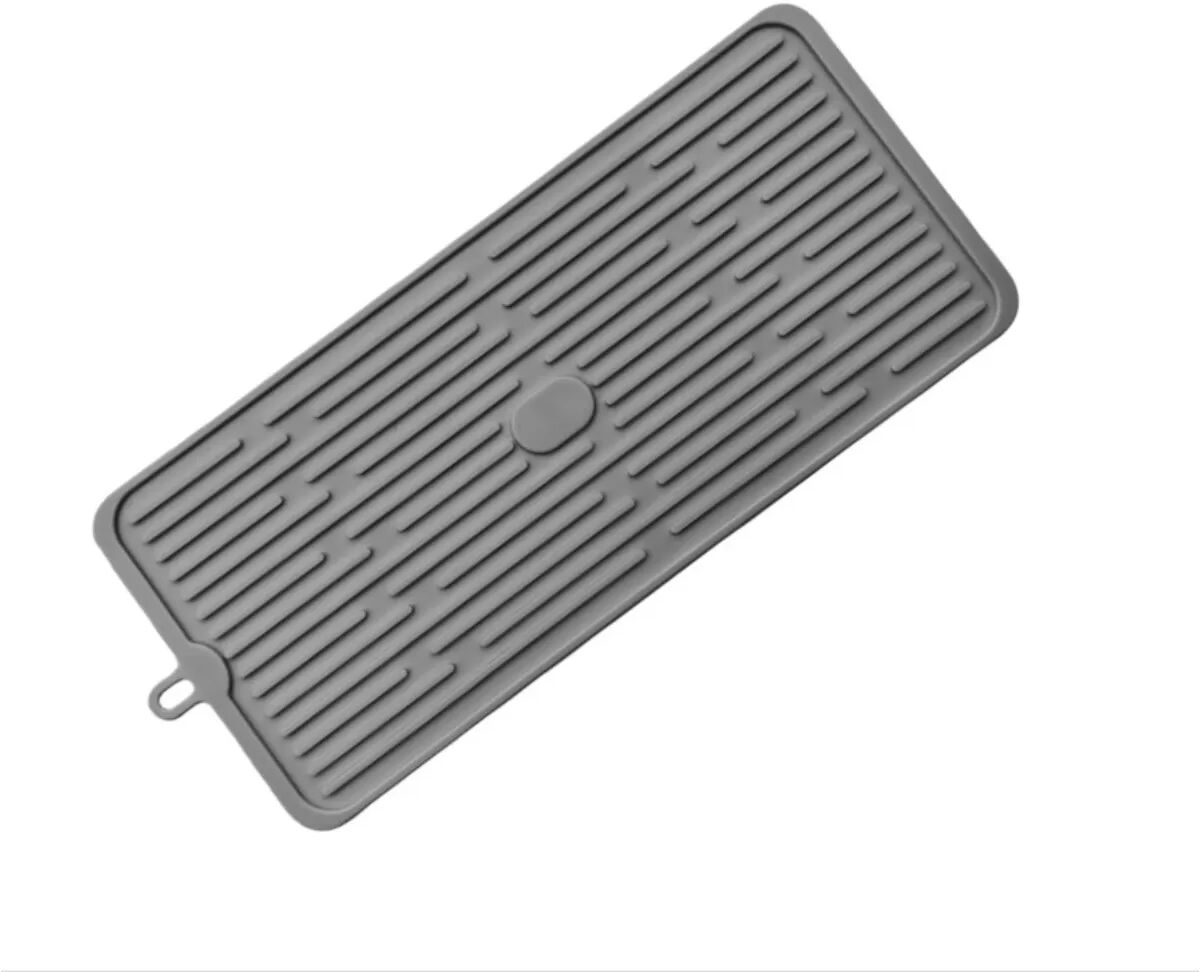 INF Bac Récupérateur en Silicone Compatible avec Ninja SLUSHi - Tapis Antidérapant pour Bar et Comptoir Gris