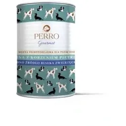 PERRO Gourmet-Pferdefleisch mit Petersilienwurzel für ausgewachsene Hunde 400 g