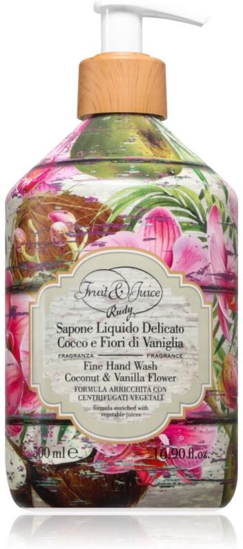 Rudy - Le Maioliche Cocco e Fiori di Vaniglia liquid hand soap 500 ml