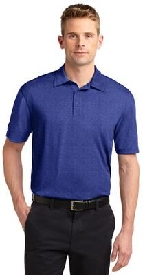 Sport-Tek ST660 Heather Contender Polo Shirt in Cobalt size 3XL   Polyester