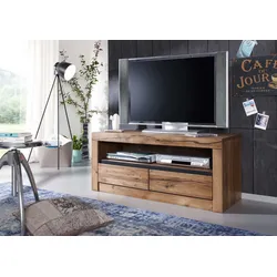 TV-Board Wild-/Zerreiche 115x42x49 Tabacco brown geölt MONTREUX #303