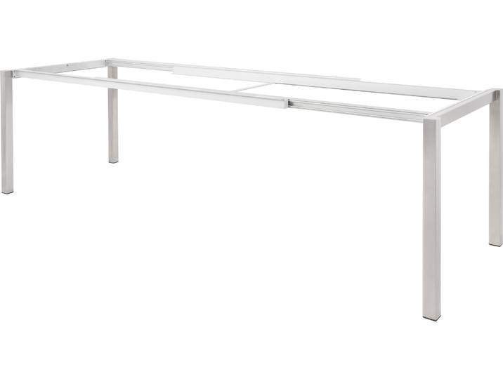 Ellems Stettin Ausziehtisch-Gestell Edelstahl 200/260 x 90 cm