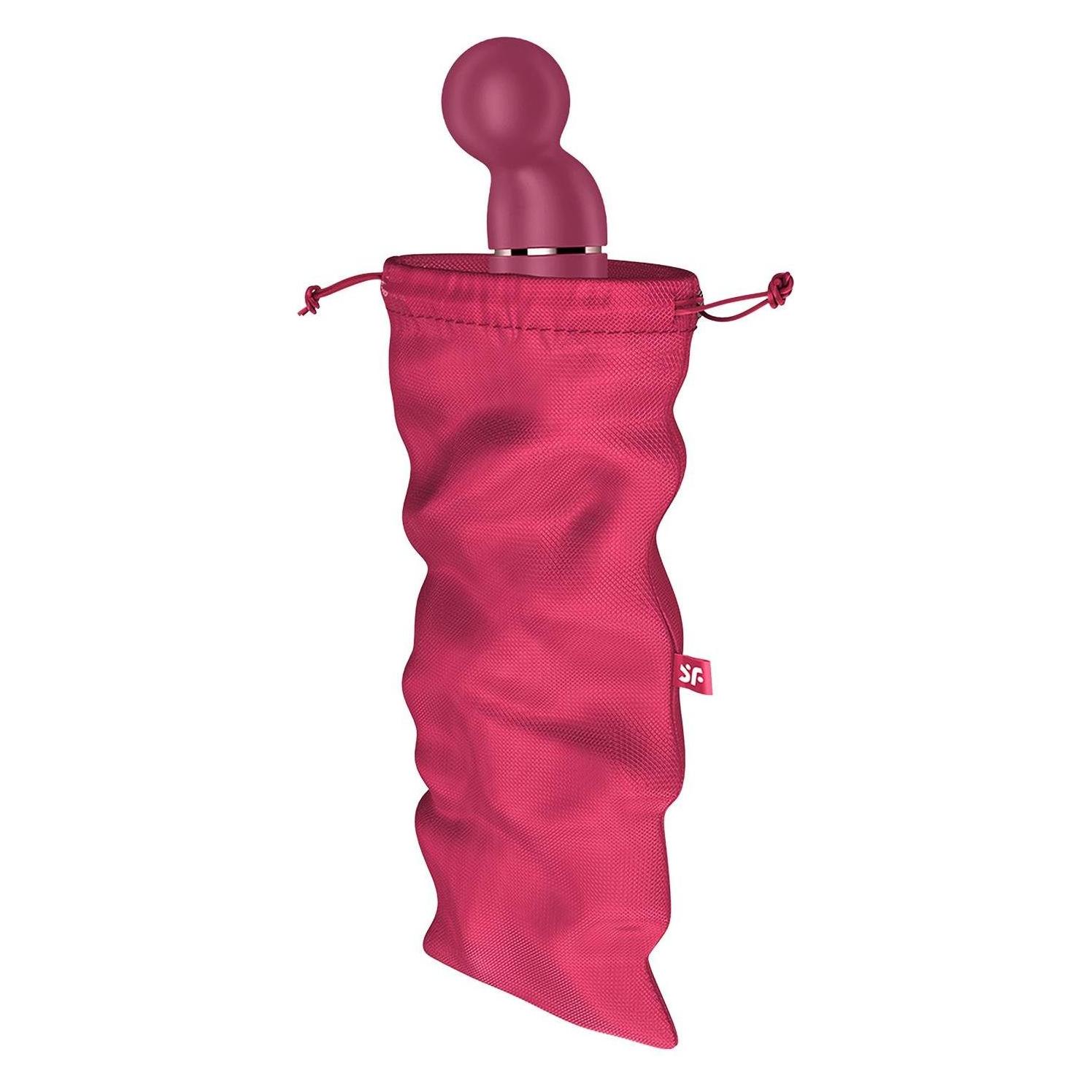 Satisfyer Treasure Bags | Soft and Washable Material | Discreet Storage, Colour:Pink, Size:XL (45410066)