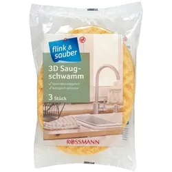 flink & sauber 3D-Saugschwamm