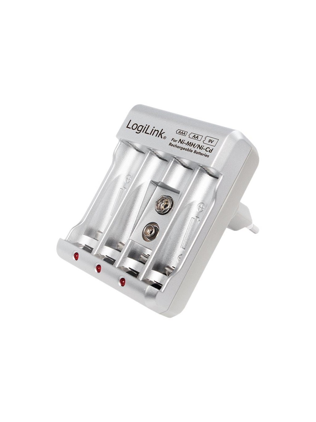LogiLink Battery charger for Ni-MH/Ni-Cd AA/AAA/9V accumulators