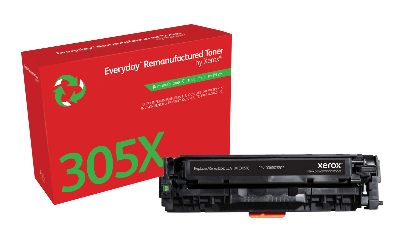 Xerox 006R03802 Everyday Toner, compatibel met HP 305X (CE410X), zwart
