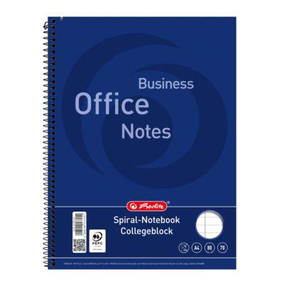 Herlitz Collegeblock Office DIN A4, 80 Blatt, 10 Stück, liniert