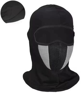 Inspired Finds Full Face Windproof Cycling And Motorcycle Balaclava Breathable Outdoor Sports Headgear gray