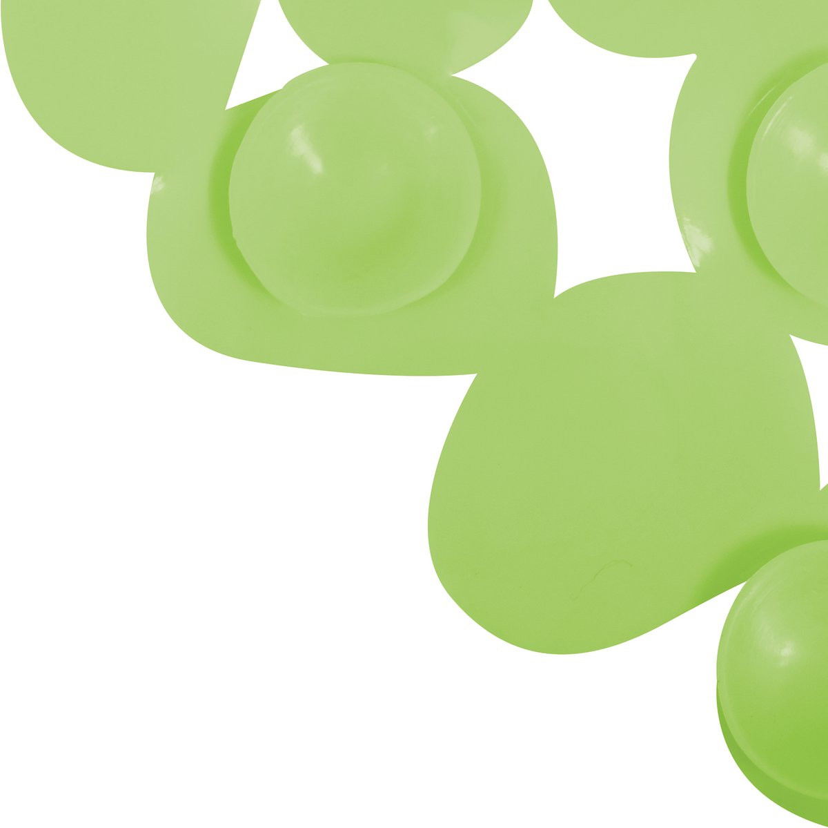 MSV Pebble Antislip Badmat en Douchemat – Groen – 35 x 68 cm