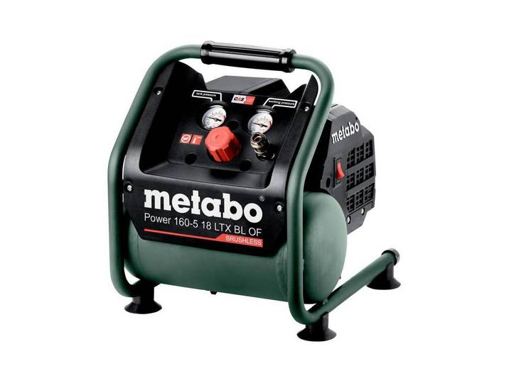 Kompressor METABO Power 160-5 18 LTX BL OF Solo , grün, Kompressoren, Kompressor