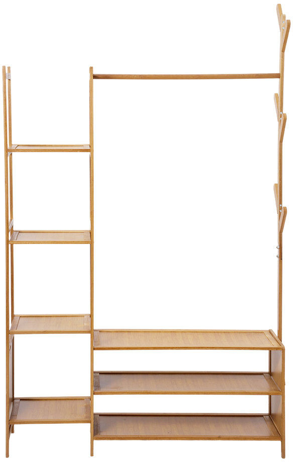 Lily Manor 100cm Clothing Rack Natural Wood