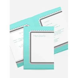 Menuekarten Taufe selbst gestalten mit Spruch und Fotos im Onlinedesigner bei Meine-Kartenmanufaktur.de