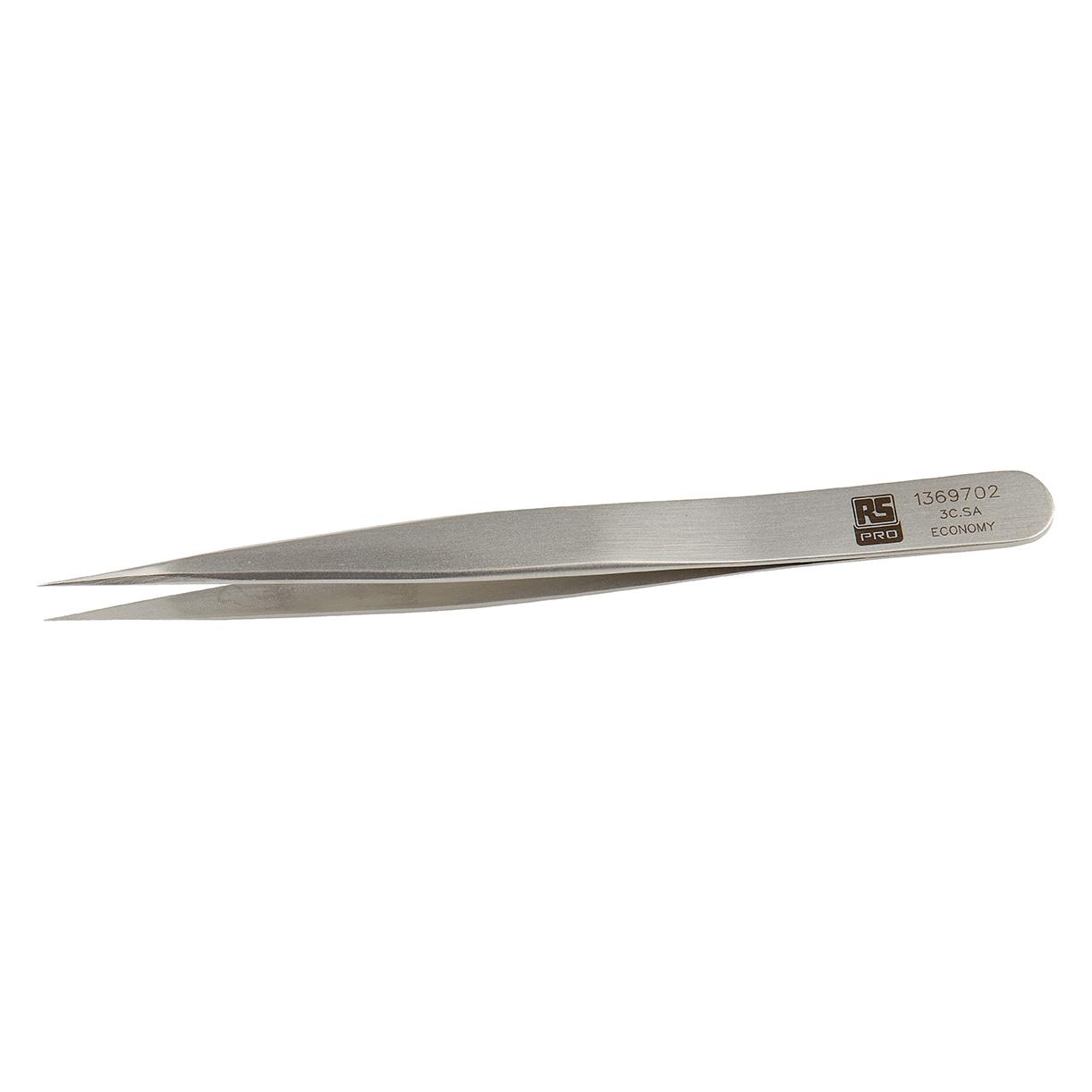 RS PRO Edelstahl Pinzette Säurebeständig, 110 mm (1369702)