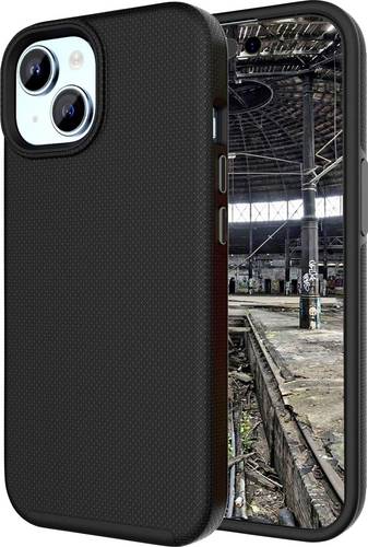 JT Berlin Pankow Solid Backcover Apple iPhone 14 Schwarz Induktives Laden 11103