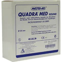 Quadra Med Round 22.5 Mm Strips Master Aid 150 ST