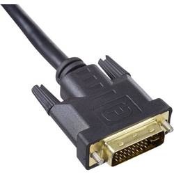Akyga DVI Anschlusskabel VGA 15pol. Stecker 1.8 m Schwarz AK-AV-03 mit Ferritkern DVI-Kabel