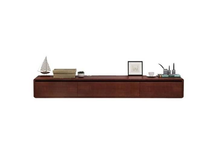 Schwebender TV-Ständer, schwebender TV-Ständer mit großen Schubladen Griffloses Aufbewahrungsdesign for Wohnzimmer und Schlafzimmer lowboard