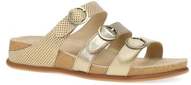 Women's Campbell Gold Sandal by Dansko in Gold (Size 39 M)