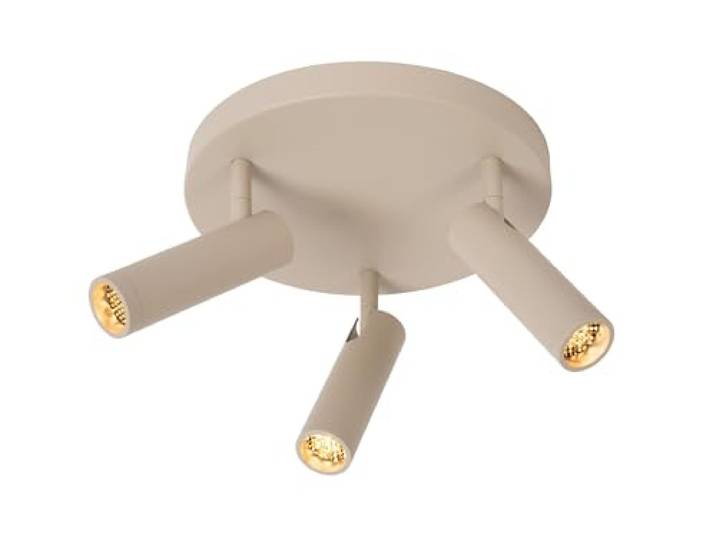 LUCIDE GRADO - Deckenstrahler - Ø 25 cm - 3xGU10 (MR11) - Taupe