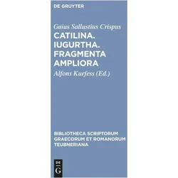 Catilina. Iugurtha. Fragmenta ampliora, Fachbücher von Gaius Sallustius Crispus, Gaius, Sallustius Crispus