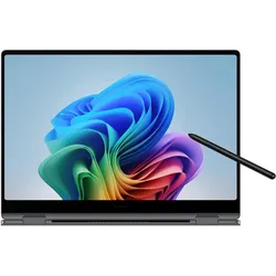 Samsung NP960Q Book5 Pro 360 16" Ultra7 16 GB+ 1 TB Gray - 1.000 GB - 16 GB (16", 1000 GB, 16 GB, DE, Intel Core Ultra 7 256V), Notebook, Grau