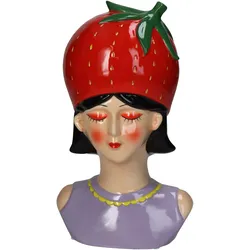 Vase LADY STRAWBERRY (LBH 15x12,80x24,50 cm) - LBH 15x12,80x24,50 cm