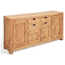 WOLFMÖBEL Kommode Yoga Holz Braun Sheesham
