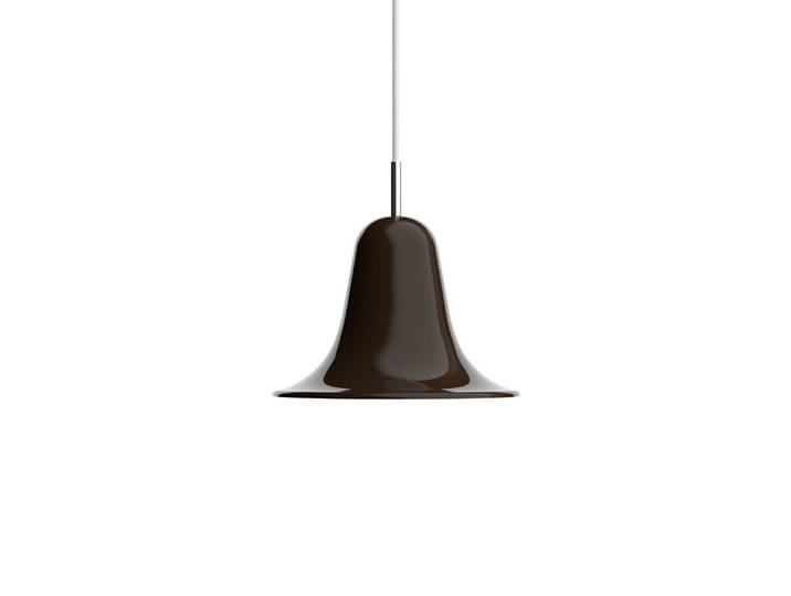 Design hanglamp Pantop, dimbaar, bruin / roest, Woon-/ Eetkamer, metaal, Design, hanglamp