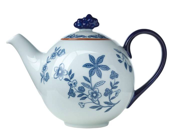 Rörstrand Coffret cadeau Théière Ostindia 1,2 l Bleu-blanc